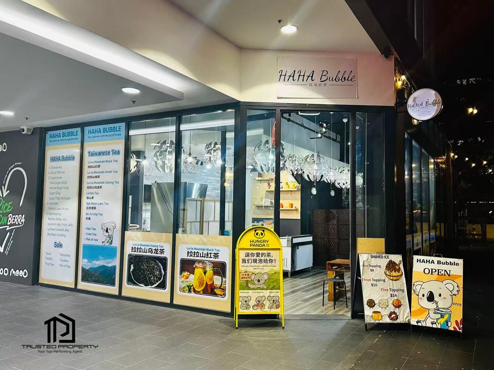 HAHA Bubble Milk Tea Shop – Marcus Clarke St, Canberra